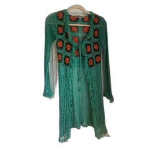 BOUTIQUE Beach Cover up/Cardigan Granny Squares xs